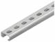 Niedax 2971/4GL C-rail slot 16mm 2971/4 GL, 4000mm perforated galvanized
