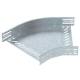 OBO Bettermann 6036136 RB 45 630 FT Bogen 45° für Kabelrinne horizontal 