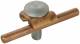 Dehn + Soehne 390157 Dehn KB 6.10 FRM10X35 CU clamp Rd 6-10mm Cu flat screw nut M10 stainless steel