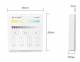 Synergy 21 LED remote control Smart Panel dual white (CCT) 4-zone *Milight/Miboxer*