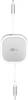 Goobay Selbstaufrollendes USB-C™-Kabel, 1 m, weiß,silber,