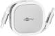 Goobay Self-recoiling USB-C cable, 1 m, white;silver, 60 W, 3 A, charging cable in robust enclosure box