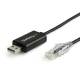 Startech.com ICUSBROLLOVR 6 ft 1,8 m Cisco USB Console Kabel – USB zu RJ45 Rollover Kabel – 460 kbps – Windows Mac und Linux kompatibel – M/M