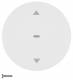 Berker 85245239 KNX radio blind button quicklink R.1/R.3 polar white glossy