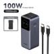 UGREEN Nexode PB724 Power Bank 12.000mAh 100W Fast Charging 1x USB-C 1x USB-A digitales Display
