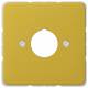Jung 564GE Cover for control devices 22.5mm, yellow Series ST 550