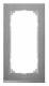 Merten MEG4025-3646 M-Pure Decor frame 2-fold without middle bar stainless steel/aluminium
