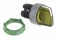 Schneider Electric ZB5AK1883C0 Schneider illuminated selector switch, front, plastic, yellow