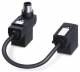 Phoenix Contact 1458460 Phoenix SAC-MS/0,1-116/2XBI-1L-Z SCO Doppelventilstecker-Adapter 4p P