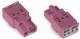 WAGO 770-292/080-000 plug without strain relief housing, 2-pin, pink