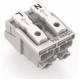 WAGO 294-4012 mains connection terminal without PE contact without locking feet NL 2p white