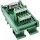 InLine® D-Sub 9 Terminalblock, Buchse, Schraubklemme, Hutschiene