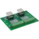 InLine® Terminalblock, 2x RJ45 Buchse, gerade, für Hutschiene