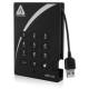 Apricorn Festplatte A25-3PL256-500 - 500 GB - USB 3.0 -Schwarz