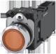 Siemens 3SU11520AB001FA0 3SU1152-0AB00-1FA0 push button 22 mm round amber button S+Oe AC/DC 24 V