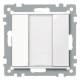 Merten 617125 617 125 button 1-gang plus, active white glossy System M