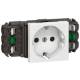 Legrand 077401 Steckdose 1-fach DLP+KS Mosaic ultaweiß