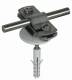 Dehn + Soehne 286819 Dehn LHZS7.10FL30ASKD8X40V2A conductor holder NIRO for Rd 7-10/Fl 30mm