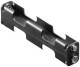 Goobay 11464 4x AA (Mignon) Batteriehalter mit Druckknopf