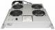 Server Schrank INTELLINET ZUB 48,3 cm ( 19 inch ) Kühleinheit mit 4 Lüftern Deckenmontage Thermostat [gy]