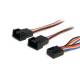 Startech.com FAN4SPLIT12 12in 4 Pin Fan Power Splitter Kabel - F/M