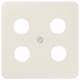 Jung 561-4SAT1 Abdeckung Hirschmann 4Loch für SAT-TV CD weiß