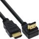 InLine HDMI cable, angled, HDMI HS with Eth.