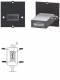 Bachmann coupling DisplayPort socket/socket black (Keystone)