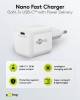 Goobay USB-C™ PD GaN Schnellladegerät Nano (30 W) weiß, w