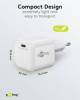 Goobay USB-C™ PD GaN Schnellladegerät Nano (30 W) weiß, w