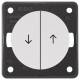 Berker 936532509 0 blind Wippentas, m.Aufdruck Arrow icon Integro pws