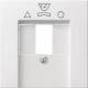 GIRA 026027 cover TDo pure white matt System 55