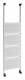 Hager UM71UK Traggerüst mit KunststoffMontageplatte Mutlimedia-Anw. 1100x250mm