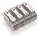 WAGO 294-4014 power connection terminal without PE contact without locking feet 1-2-PE-N 4p ws
