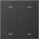 Jung AL102PAN rocker for series button arrows