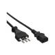 40er B-Pack InLine® Netzkabel, Netzstecker Italien / Kaltgeräte ST C13, 1,8m