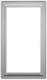 Telecom Behnke 5-9001 Behnke Serie 5 Abdeckblende (Silber)