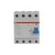 ABB 2CSF204592R4400 F204 B-40/0,5 FI-Schutzschalter Typ B 4P, 40A, 500mA, kurzzeitverzögert, 3kA, 4TE
