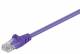 Goobay 95219 CAT 5e patch cable, U/UTP, violet - CCA copper mixture
