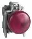 Schneider Electric XB4BVM4 Schneider indicator light red LED 230-240VAC metal D22mm