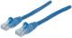 Intellinet 350785 Premium network cable, Cat6a, S/FTP 100% copper, Cat6a certified, LS0H, RJ45 plug/RJ45 plug, 7.5 m, blue