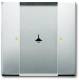 Busch Jaeger 2CKA006115A0200 BJ 6125/02-866 Push button 1/2f multifunction flush-mounted sensors for KNX stainless steel
