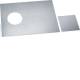 Hager BKA600800R06 Stamped cover round 215 mm steel for BKF/BKW 600x800 mm