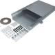 Hager BKWD400080 Floor duct flush with floor with tray and seal, sheet steel 400x(80-120) mm