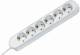 Bachmann 381.247K 6-way power strip 1.5 meters, H05VV-F 3G1, 5 white