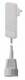Bachmann SmartPlug flat plugs, extension, 1xDosen (CEE7) -> Plug (CEE7), 1.5m, white, with eject mechanism