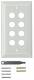 Berker 1388 glass cover 8- TS SYSTEM clear