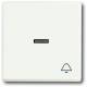 Busch Jaeger 2CKA001751A3030 BJ 1789 KI-884 cover. for button with bell symbol future linear studio white matt