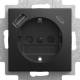 Busch Jaeger 2CKA002011A6342 20 EUCB2USBAC-915 SCHUKO® USB-Steckdosen-Einsatz Safety+ mit USB A/C