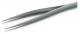 Cimco 103012 Technical tweezers made of steel, straight pointed shape without teeth L120mm